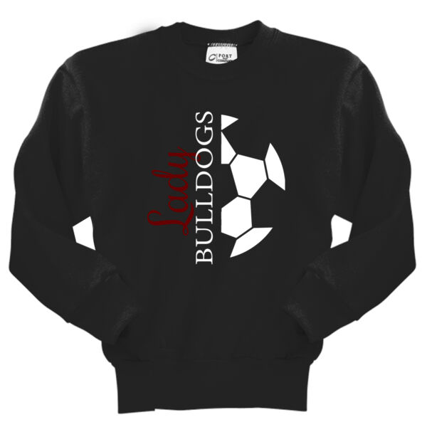 LadyB Half Ball   - Youth Core Fleece Crewneck Sweatshirt Thumbnail