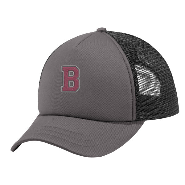 Varsity B    - 5 Panel Twill Foam Trucker Cap Thumbnail