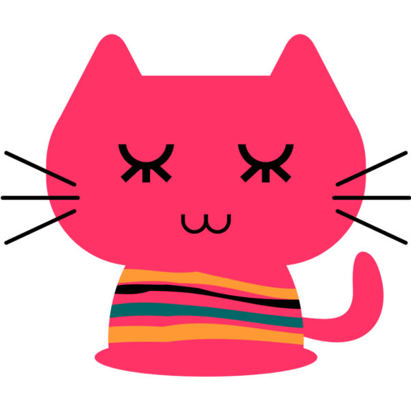 Colorful Striped Cat 1 Thumbnail