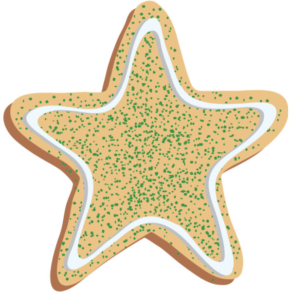 Christmas Star Sprinkle Cookie 1 Thumbnail