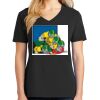 Ladies Core Cotton V-Neck Tee Thumbnail
