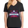 Ladies Core Cotton V-Neck Tee Thumbnail
