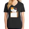 Ladies Core Cotton V-Neck Tee Thumbnail