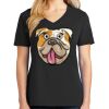 Ladies Core Cotton V-Neck Tee Thumbnail