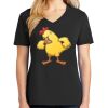 Ladies Core Cotton V-Neck Tee Thumbnail