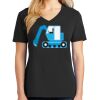 Ladies Core Cotton V-Neck Tee Thumbnail