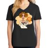 Ladies Core Cotton V-Neck Tee Thumbnail