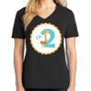 Ladies Core Cotton V-Neck Tee Thumbnail