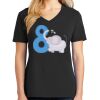Ladies Core Cotton V-Neck Tee Thumbnail