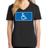 Ladies Core Cotton V-Neck Tee Thumbnail