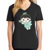 Ladies Core Cotton V-Neck Tee Thumbnail