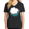 Ladies Core Cotton V-Neck Tee Thumbnail