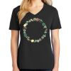 Ladies Core Cotton V-Neck Tee Thumbnail