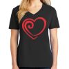 Ladies Core Cotton V-Neck Tee Thumbnail