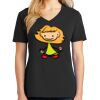 Ladies Core Cotton V-Neck Tee Thumbnail