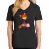 Ladies Core Cotton V-Neck Tee Thumbnail