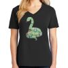 Ladies Core Cotton V-Neck Tee Thumbnail