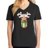 Ladies Core Cotton V-Neck Tee Thumbnail