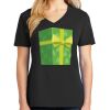 Ladies Core Cotton V-Neck Tee Thumbnail