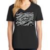 Ladies Core Cotton V-Neck Tee Thumbnail