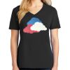Ladies Core Cotton V-Neck Tee Thumbnail
