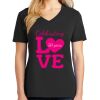 Ladies Core Cotton V-Neck Tee Thumbnail